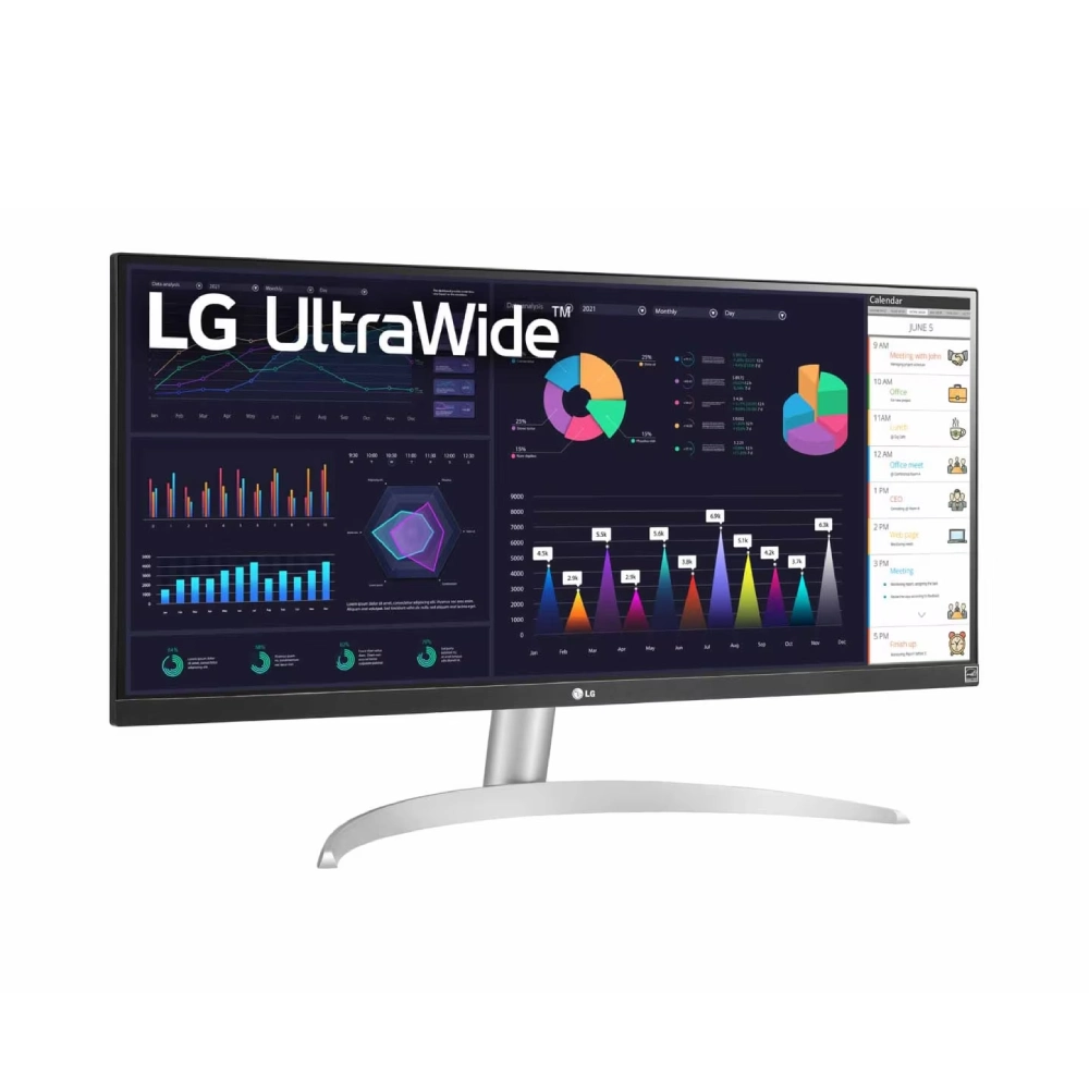 LG LED Monitor 29" Ultra Wide FHD IPS 100Hz with Speaker (29WQ600) view 3